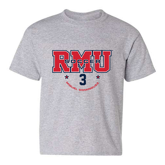 Robert Morris - NCAA Men's Soccer : Miguel Dominguez - Classic Fashion Shersey Youth T-Shirt-0