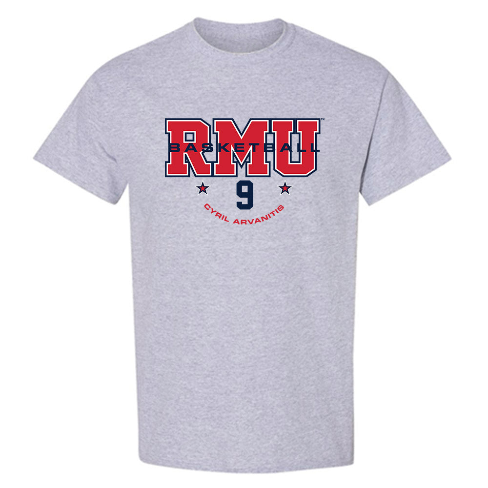 Robert Morris - NCAA Men's Basketball : Cyril Arvanitis - Classic Fashion Shersey T-Shirt-0