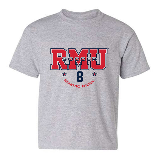 Robert Morris - NCAA Men's Soccer : Emeric Nicol - Classic Fashion Shersey Youth T-Shirt-0