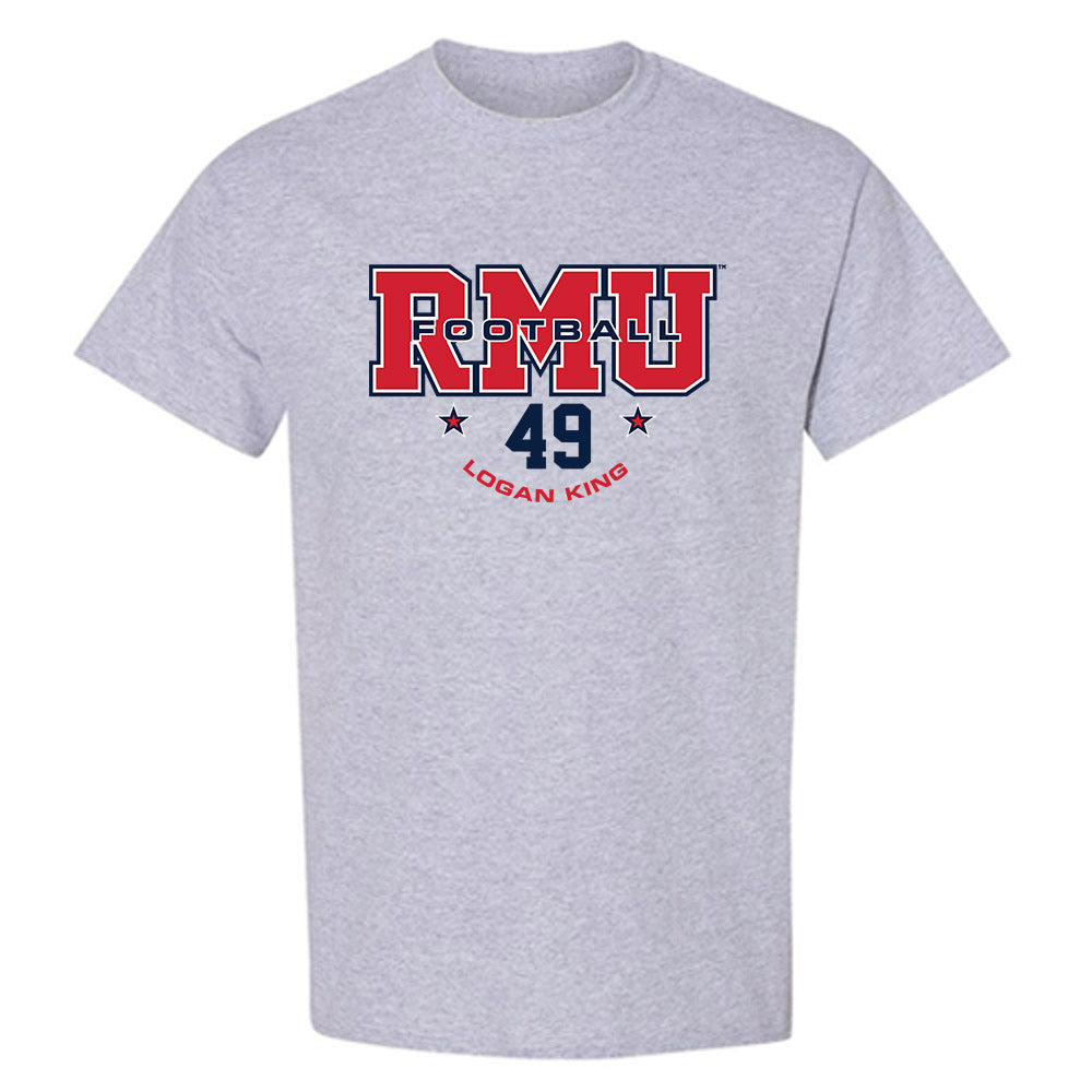 Robert Morris - NCAA Football : Logan King - Classic Fashion Shersey T-Shirt-0