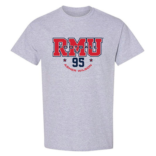 Robert Morris - NCAA Football : Asher Wilson - Classic Fashion Shersey T-Shirt-0