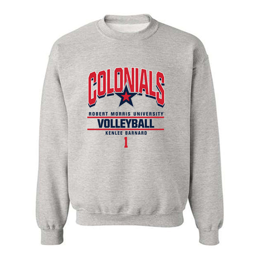 Robert Morris - NCAA Women's Volleyball : Kenlee Barnard - Classic Fashion Shersey Crewneck Sweatshirt-0