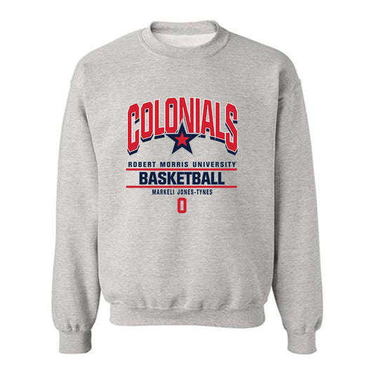 Robert Morris - NCAA Women's Basketball : Markeli Jones-Tynes - Classic Fashion Shersey Crewneck Sweatshirt-0