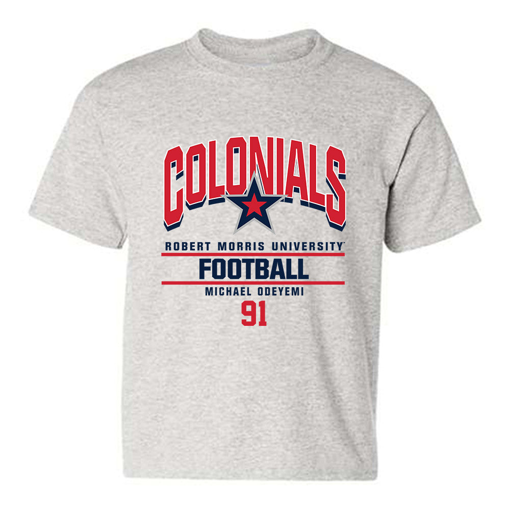 Robert Morris - NCAA Football : Michael Odeyemi - Classic Fashion Shersey Youth T-Shirt-0