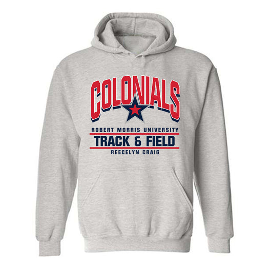 Robert Morris - NCAA Women's Track & Field : Reecelyn Craig - Classic Fashion Shersey Hooded Sweatshirt-0