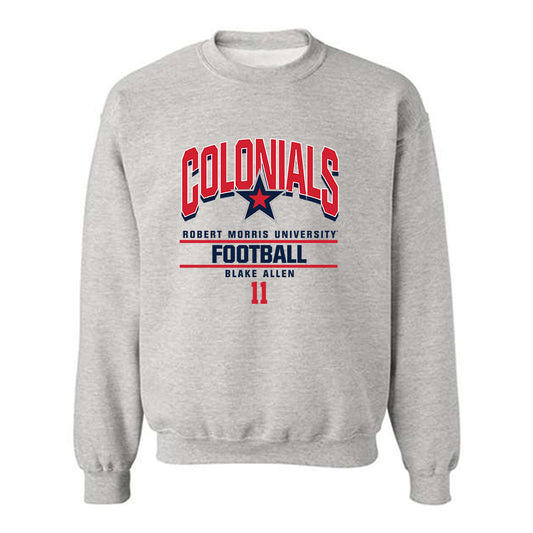 Robert Morris - NCAA Football : Blake Allen - Classic Fashion Shersey Crewneck Sweatshirt-0