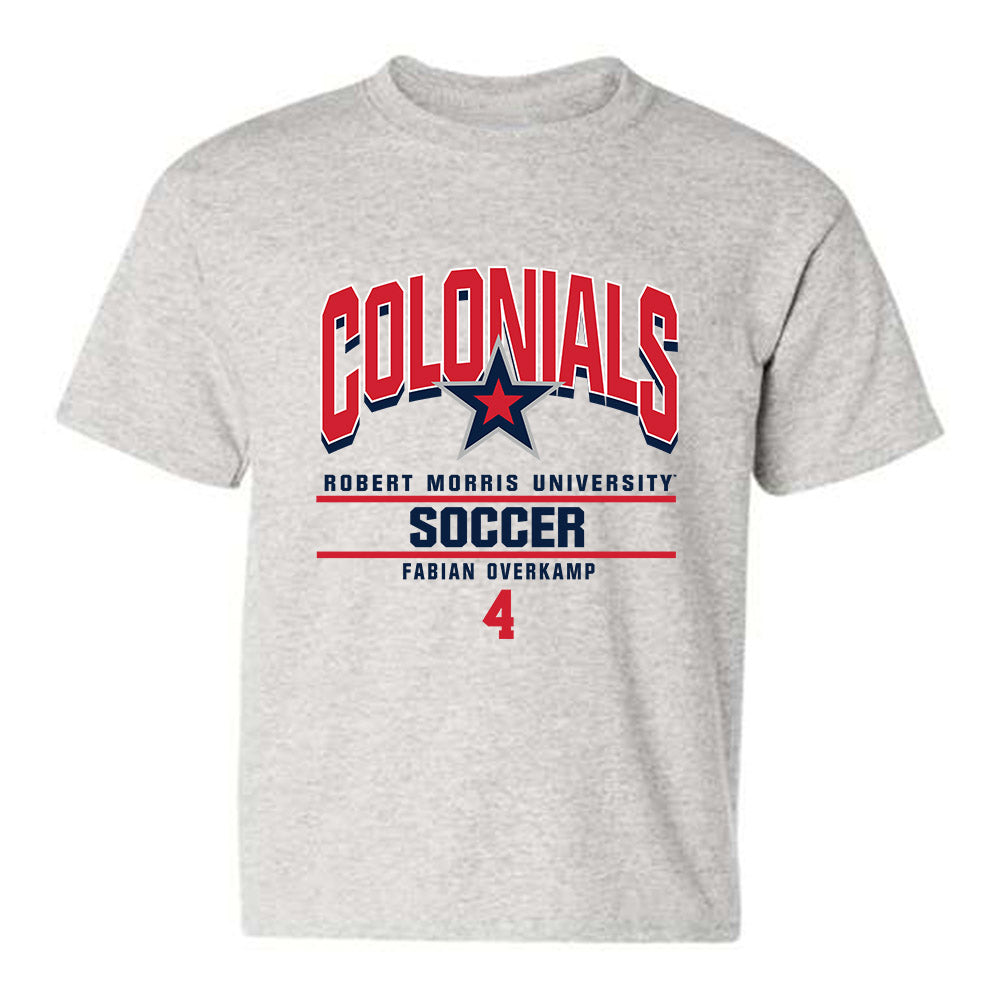 Robert Morris - NCAA Men's Soccer : Fabian Overkamp - Classic Fashion Shersey Youth T-Shirt