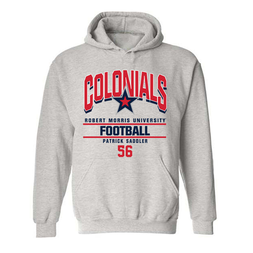 Robert Morris - NCAA Football : Patrick Saddler - Classic Fashion Shersey Hooded Sweatshirt-0