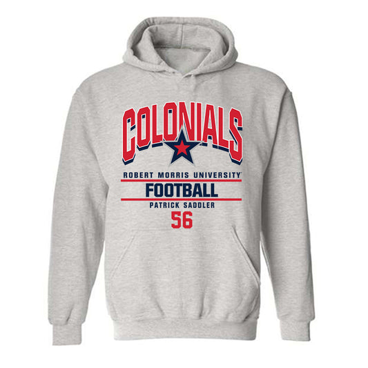 Robert Morris - NCAA Football : Patrick Saddler - Classic Fashion Shersey Hooded Sweatshirt-0