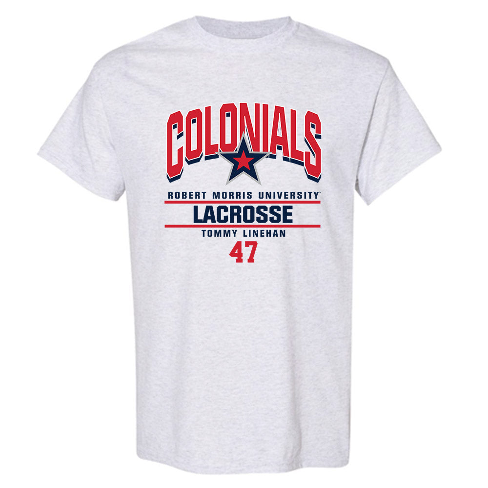Robert Morris - NCAA Men's Lacrosse : Tommy Linehan - Classic Fashion Shersey T-Shirt-0