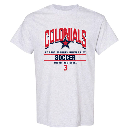 Robert Morris - NCAA Men's Soccer : Miguel Dominguez - Classic Fashion Shersey T-Shirt-0