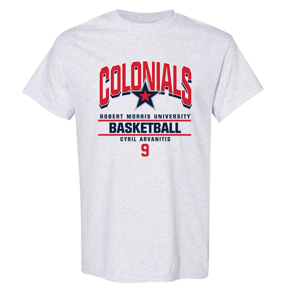 Robert Morris - NCAA Men's Basketball : Cyril Arvanitis - Classic Fashion Shersey T-Shirt-0