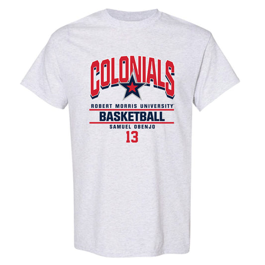Robert Morris - NCAA Men's Basketball : Samuel Obenjo - Classic Fashion Shersey T-Shirt-0