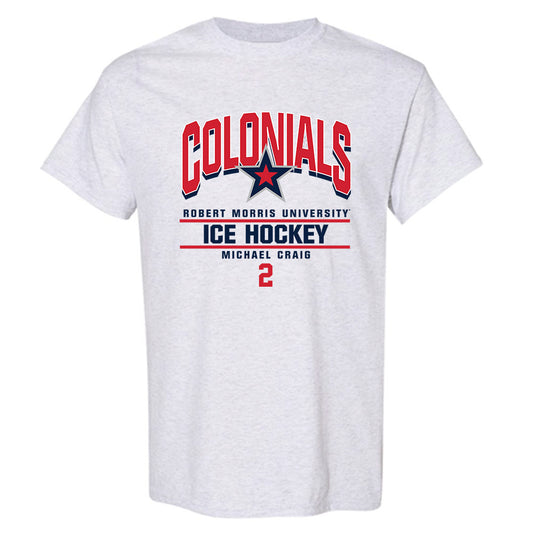 Robert Morris - NCAA Men's Ice Hockey : Michael Craig - Classic Fashion Shersey T-Shirt-0