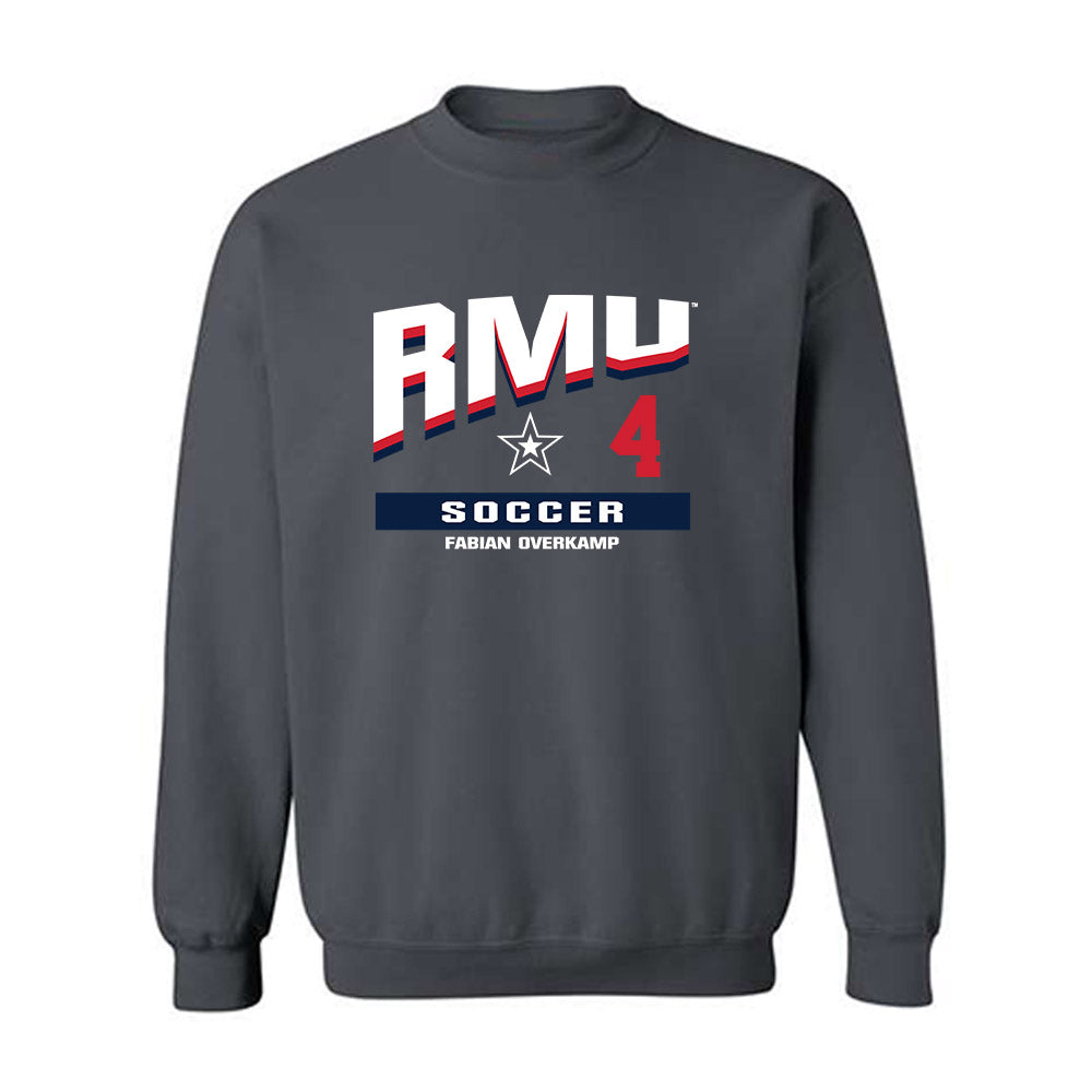 Robert Morris - NCAA Men's Soccer : Fabian Overkamp - Classic Fashion Shersey Crewneck Sweatshirt-0