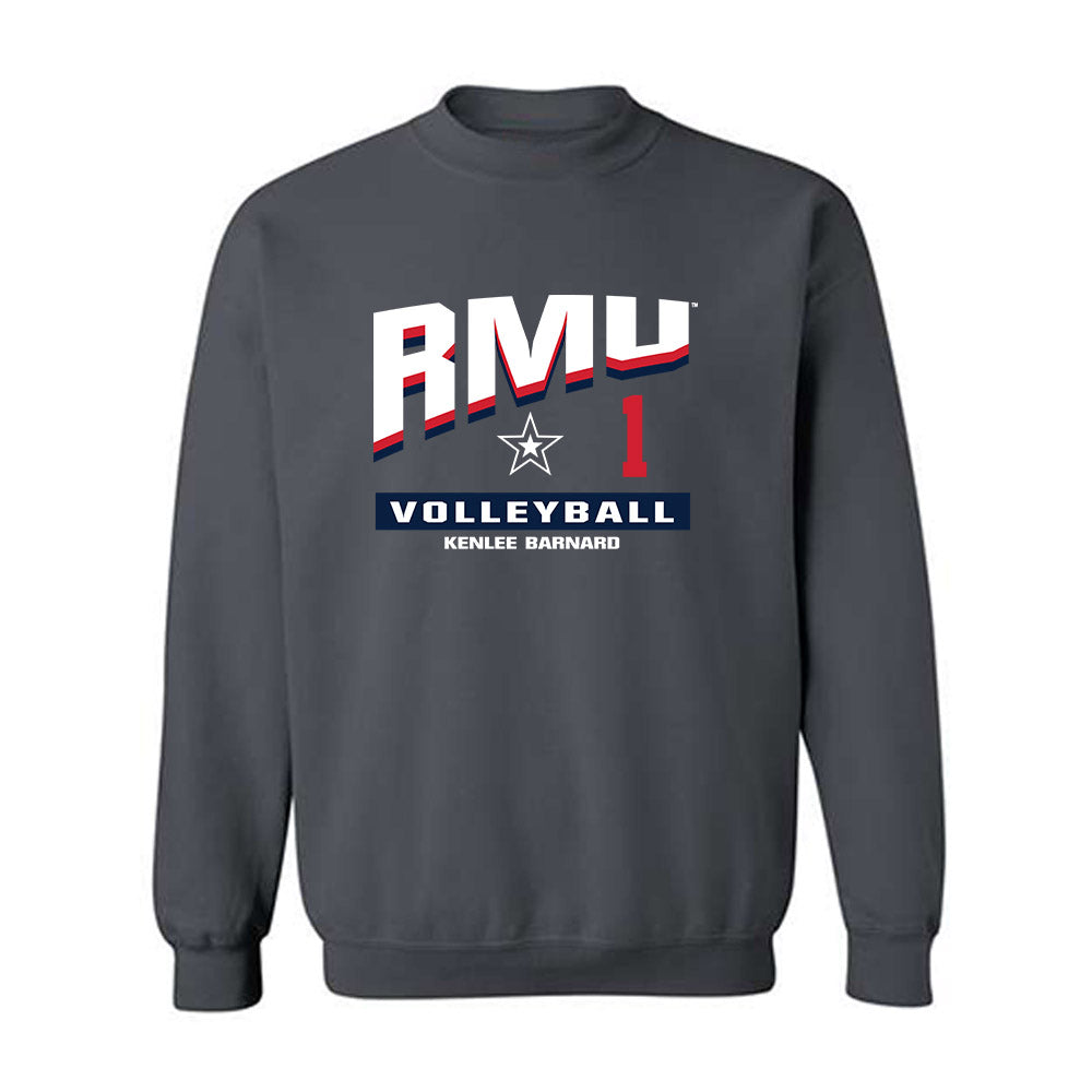 Robert Morris - NCAA Women's Volleyball : Kenlee Barnard - Classic Fashion Shersey Crewneck Sweatshirt-0