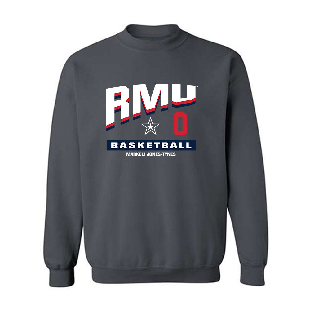 Robert Morris - NCAA Women's Basketball : Markeli Jones-Tynes - Classic Fashion Shersey Crewneck Sweatshirt-0