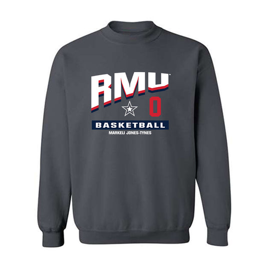 Robert Morris - NCAA Women's Basketball : Markeli Jones-Tynes - Classic Fashion Shersey Crewneck Sweatshirt-0