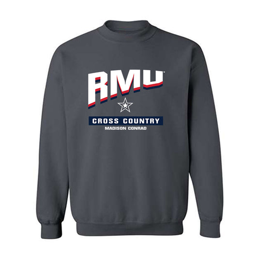Robert Morris - NCAA Women's Cross Country : Madison Conrad - Classic Fashion Shersey Crewneck Sweatshirt-0
