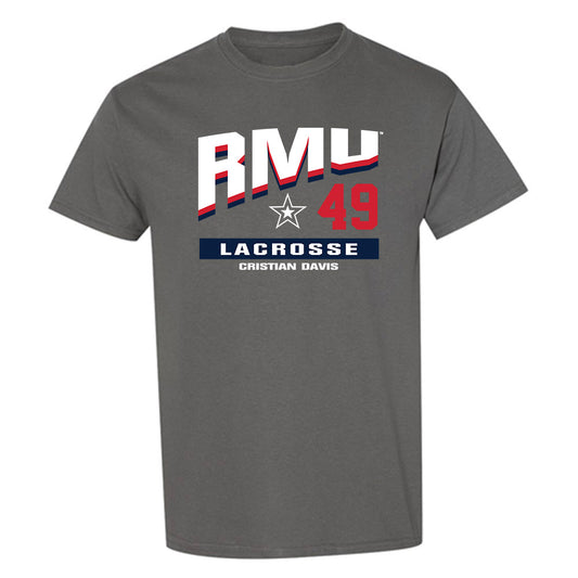 Robert Morris - NCAA Men's Lacrosse : Cristian Davis - Classic Fashion Shersey T-Shirt-0