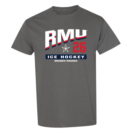 Robert Morris - NCAA Men's Ice Hockey : Braden Rourke - Classic Fashion Shersey T-Shirt-0