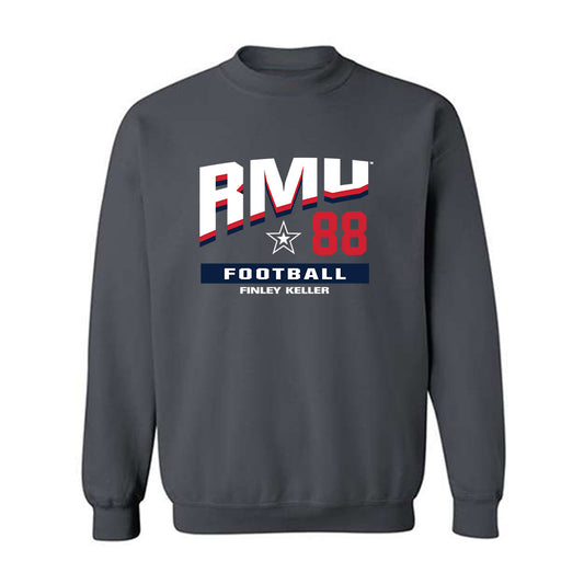 Robert Morris - NCAA Football : Finley Keller - Classic Fashion Shersey Crewneck Sweatshirt-0
