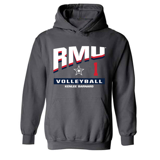 Robert Morris - NCAA Women's Volleyball : Kenlee Barnard - Classic Fashion Shersey Hooded Sweatshirt-0