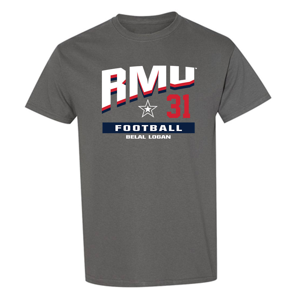 Robert Morris - NCAA Football : Belal Logan - Classic Fashion Shersey T-Shirt-0
