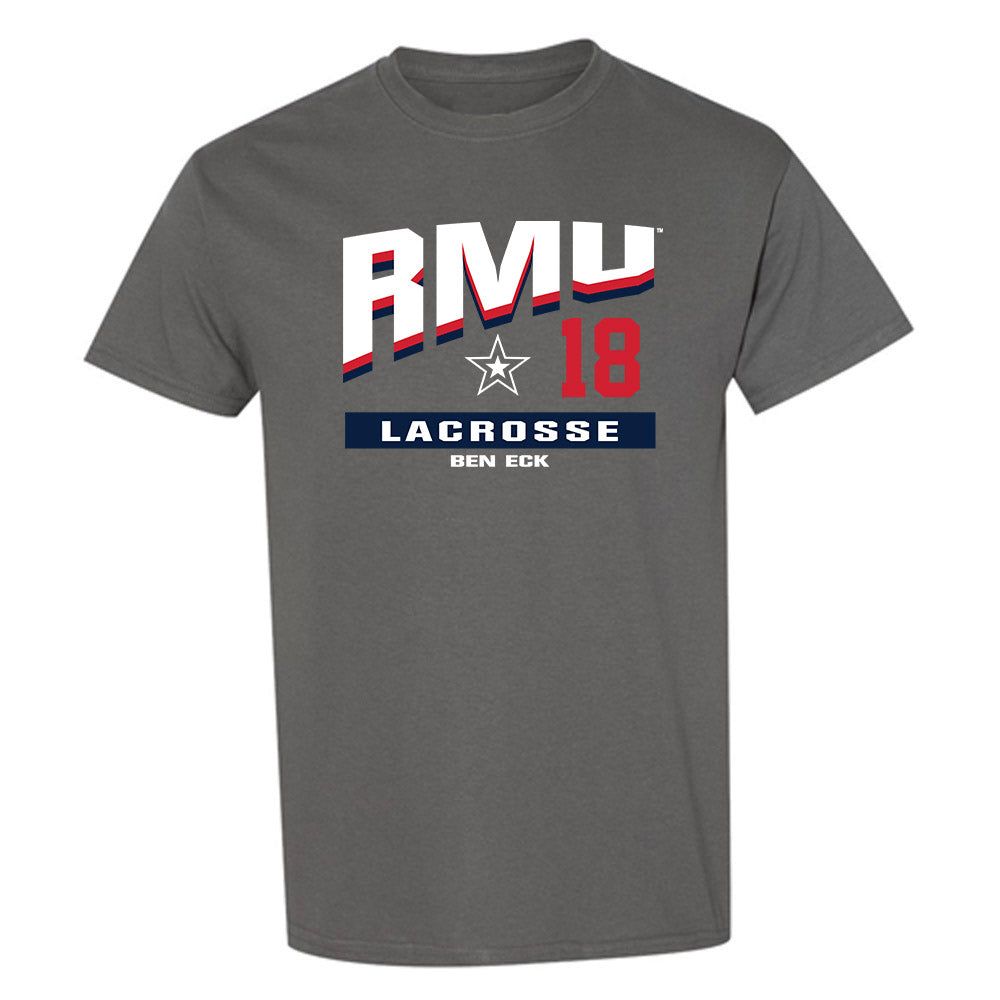Robert Morris - NCAA Men's Lacrosse : Ben Eck - Classic Fashion Shersey T-Shirt-0