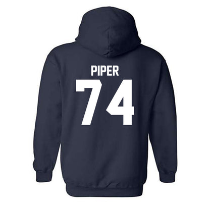 Robert Morris - NCAA Football : Riley Piper - Classic Shersey Hooded Sweatshirt-1