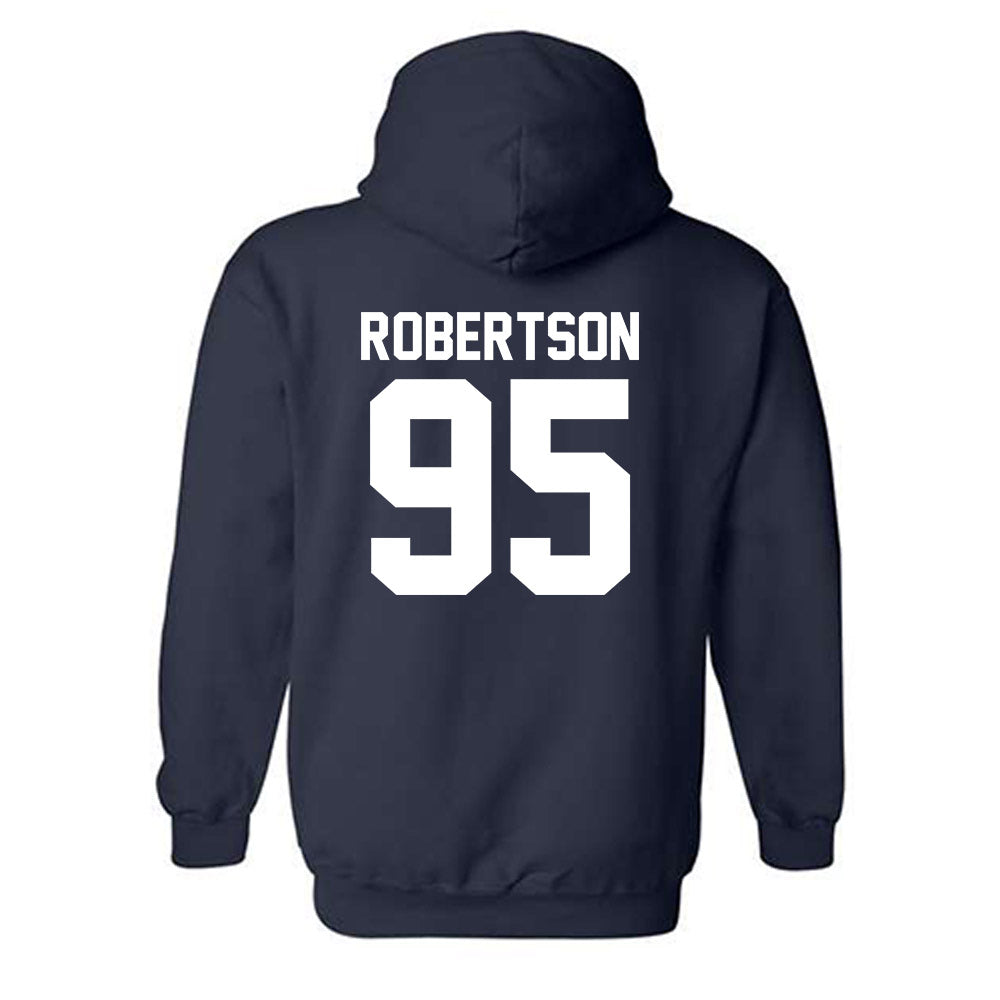 Robert Morris - NCAA Football : Bryan Robertson - Classic Shersey Hooded Sweatshirt-1