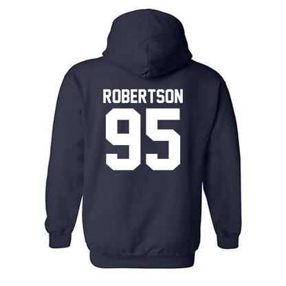 Robert Morris - NCAA Football : Bryan Robertson - Classic Shersey Hooded Sweatshirt-1