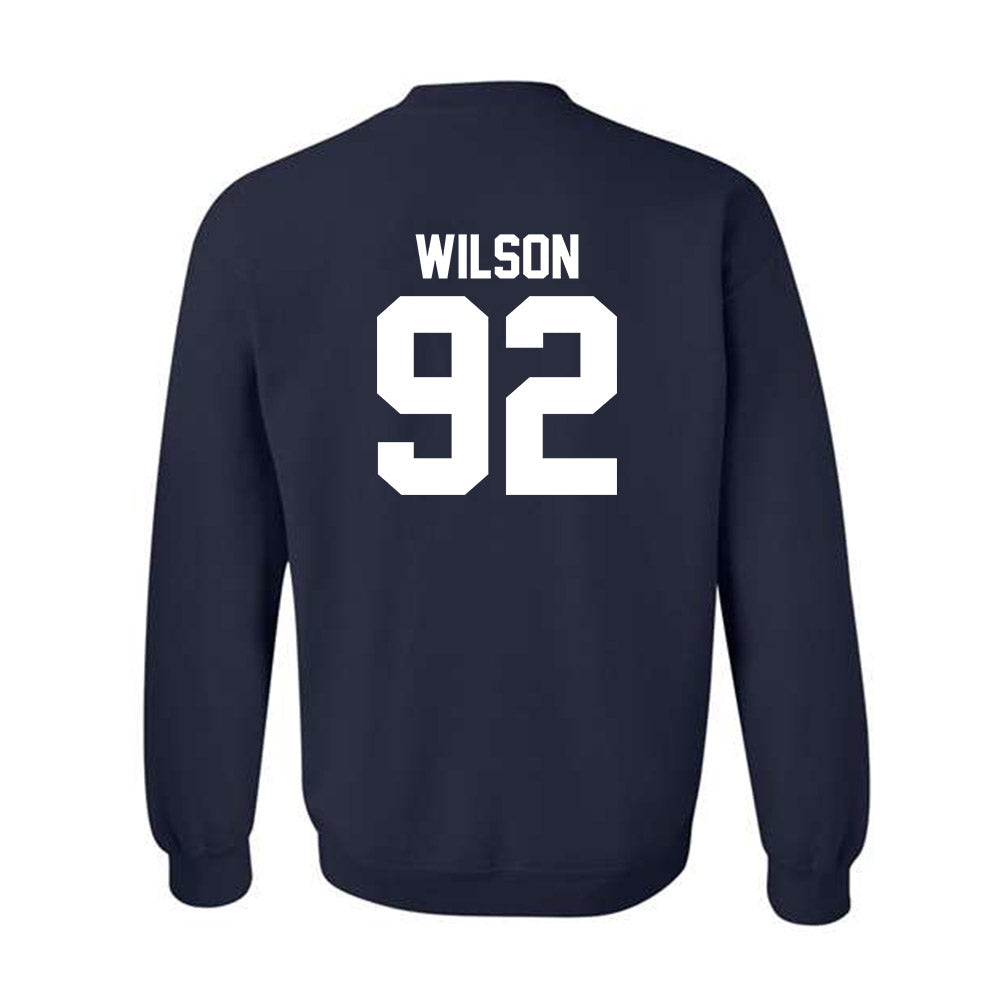 Robert Morris - NCAA Football : Asher Wilson - Classic Shersey Crewneck Sweatshirt-1