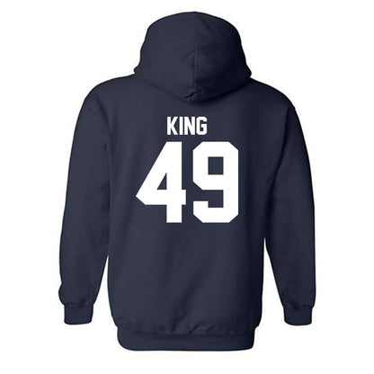 Robert Morris - NCAA Football : Logan King - Classic Shersey Hooded Sweatshirt-1