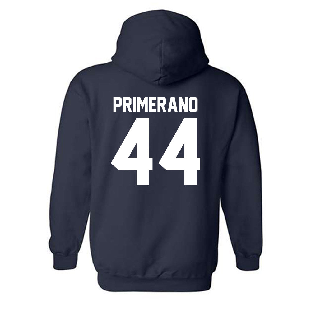 Robert Morris - NCAA Men's Ice Hockey : Luca Primerano - Classic Shersey Hooded Sweatshirt-1