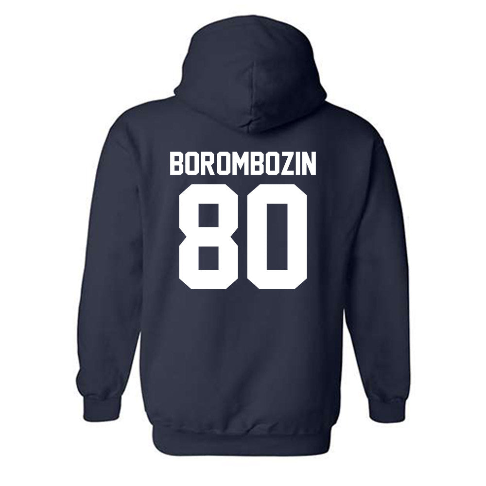Robert Morris - NCAA Football : Tyler Borombozin - Classic Shersey Hooded Sweatshirt-1