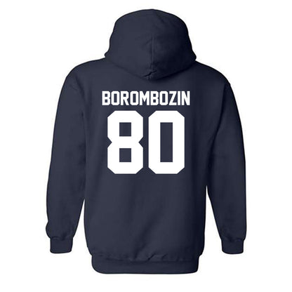 Robert Morris - NCAA Football : Tyler Borombozin - Classic Shersey Hooded Sweatshirt-1