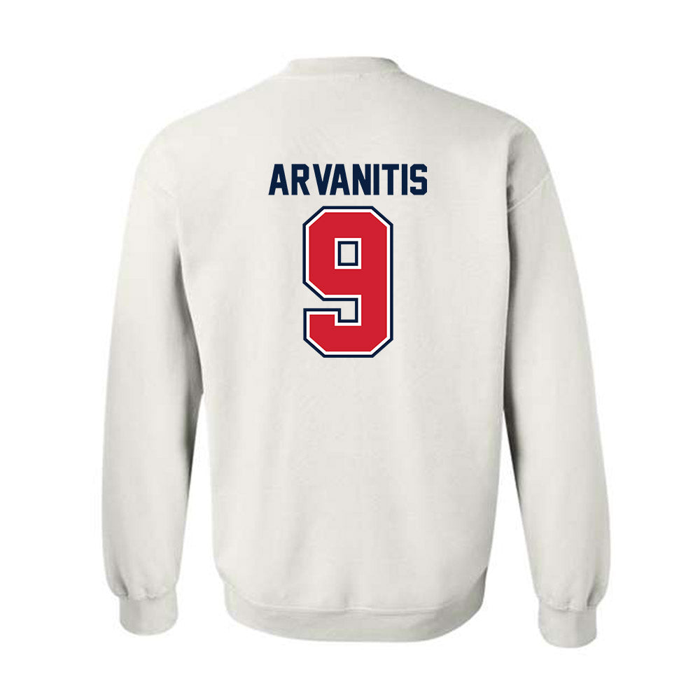 Robert Morris - NCAA Men's Basketball : Cyril Arvanitis - Classic Shersey Crewneck Sweatshirt-1