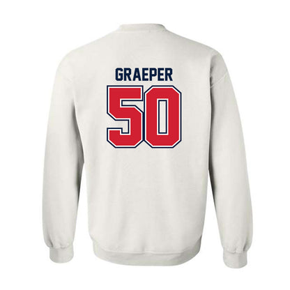 Robert Morris - NCAA Football : Josh Graeper - Classic Shersey Crewneck Sweatshirt-1