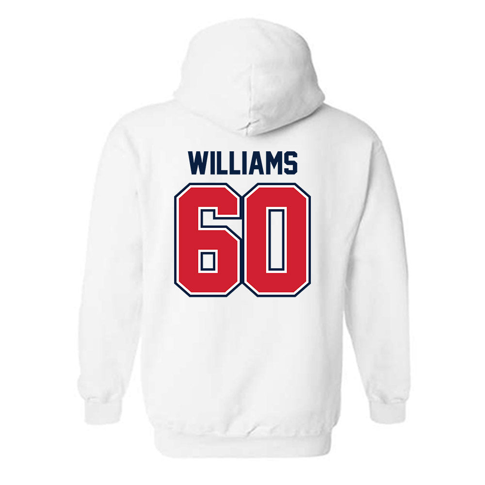 Robert Morris - NCAA Football : Jarvis Williams - Classic Shersey Hooded Sweatshirt-1