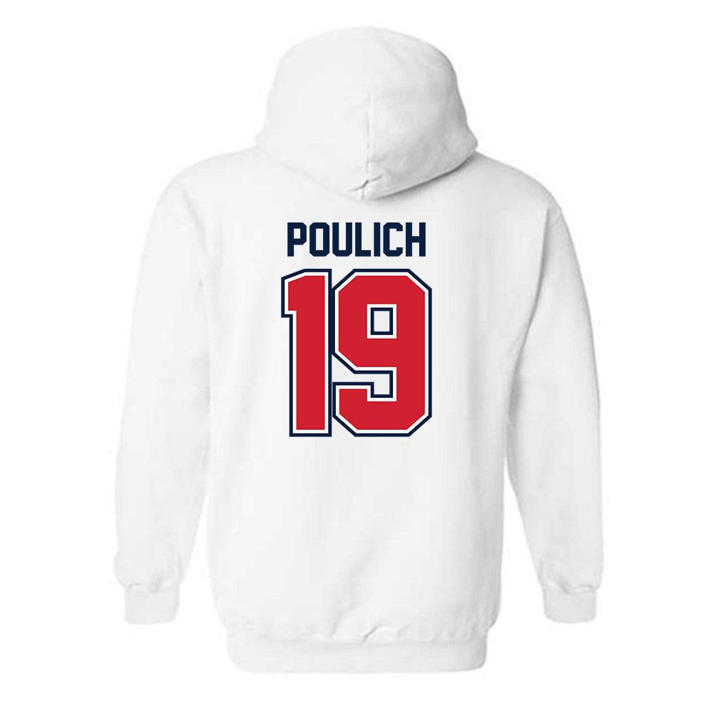 Robert Morris - NCAA Softball : Courtney Poulich - Classic Shersey Hooded Sweatshirt-1