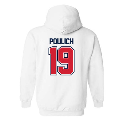 Robert Morris - NCAA Softball : Courtney Poulich - Classic Shersey Hooded Sweatshirt-1
