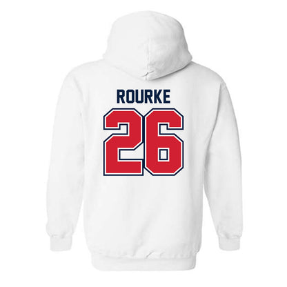 Robert Morris - NCAA Men's Ice Hockey : Braden Rourke - Classic Shersey Hooded Sweatshirt-1