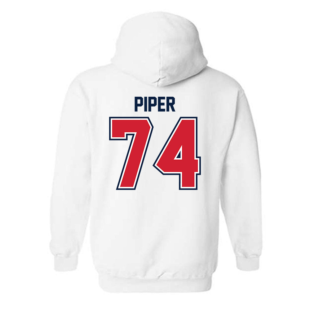 Robert Morris - NCAA Football : Riley Piper - Classic Shersey Hooded Sweatshirt-1
