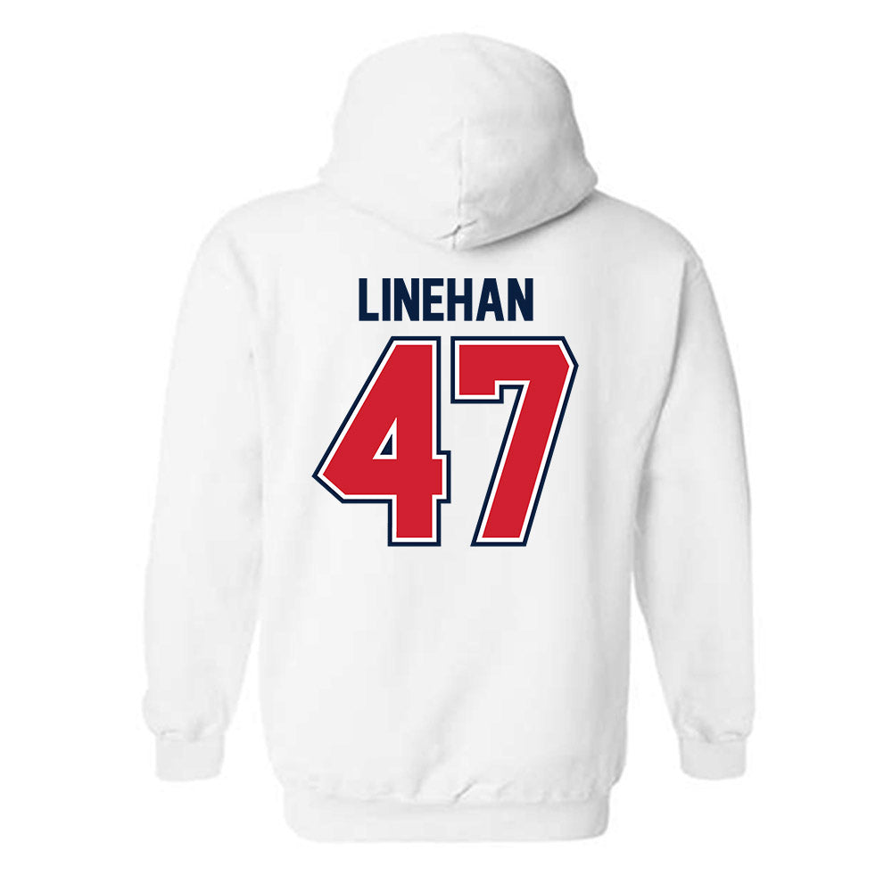Robert Morris - NCAA Men's Lacrosse : Tommy Linehan - Classic Shersey Hooded Sweatshirt-1
