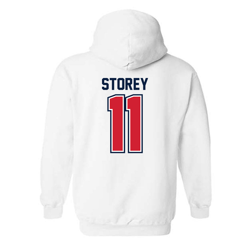 Robert Morris - NCAA Women's Ice Hockey : Taylor Storey - Classic Shersey Hooded Sweatshirt-1