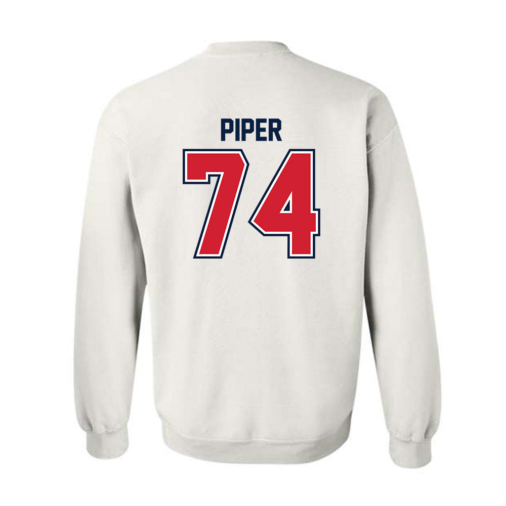 Robert Morris - NCAA Football : Riley Piper - Classic Shersey Crewneck Sweatshirt-1