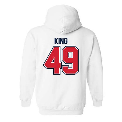 Robert Morris - NCAA Football : Logan King - Classic Shersey Hooded Sweatshirt-1