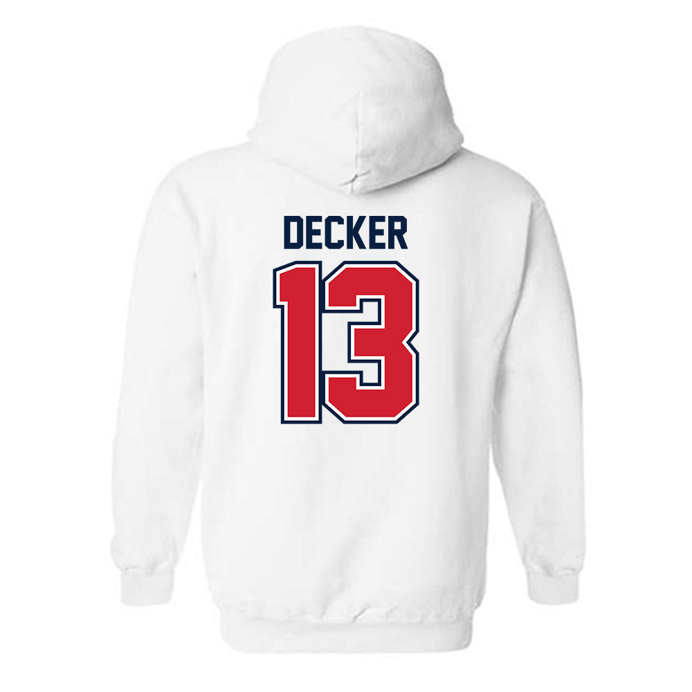 Robert Morris - NCAA Women's Volleyball : Lauren Decker - Classic Shersey Hooded Sweatshirt-1