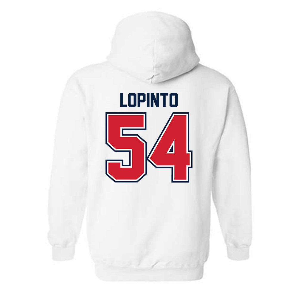 Robert Morris - NCAA Football : Jake Lopinto - Classic Shersey Hooded Sweatshirt-1